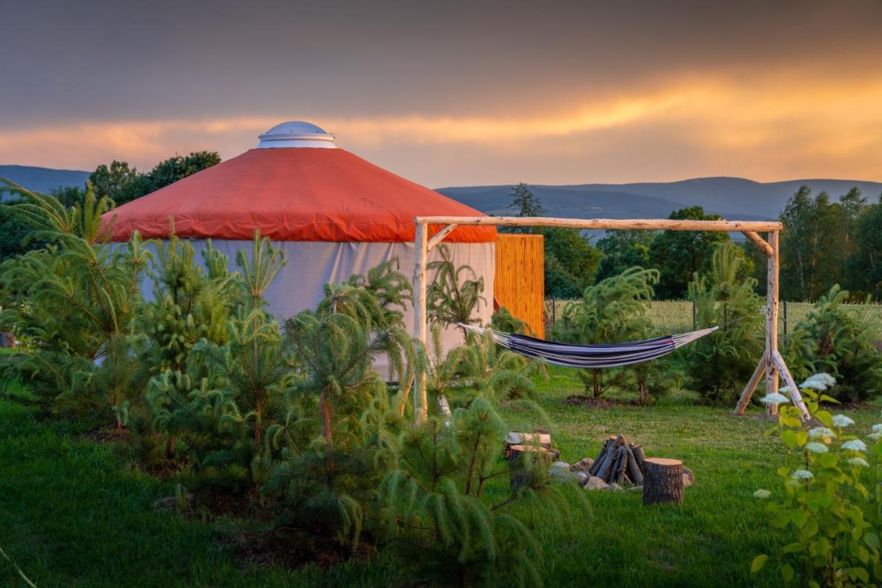 Izera Glamping Adults - Luksusowe Jurty&Spa Gajowka  Dış mekan fotoğraf